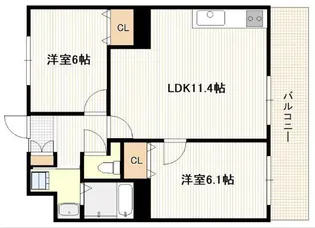 広島県廿日市市桜尾3【マンション】の間取り