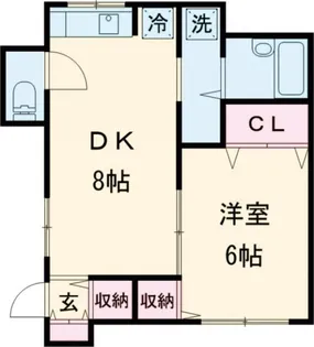 鈴木ハイツ【1階】の間取り