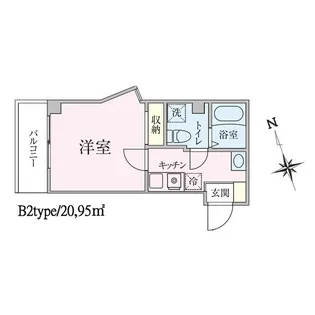 グランソフィア長津田駅前【1階】の間取り