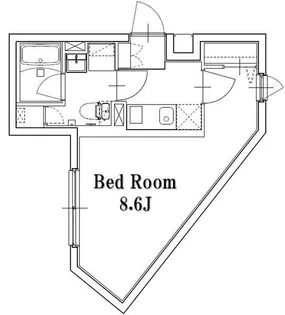 Bark Lane武蔵小山【4階】の間取り
