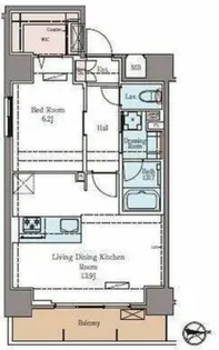 ラグゼナ秋葉原(LUXENA AKIHABARA)【10階】の間取り