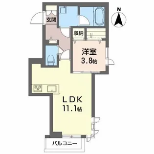 ベレオ本町【3階】の間取り