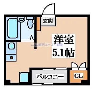 サングリーン野崎【2階】の間取り