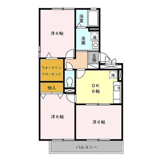 メゾン・ブルーノ【2階】の間取り