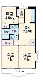 ひかりハイツ【2階】の間取り