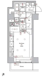 DIPS西日暮里【4階】の間取り