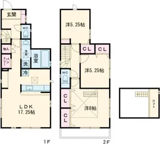 東京都練馬区谷原3【一戸建】の間取り