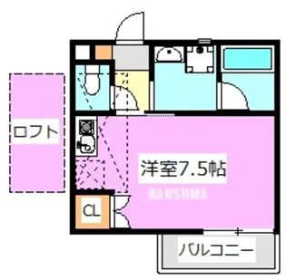 ロイヤル中十条II【2階】の間取り