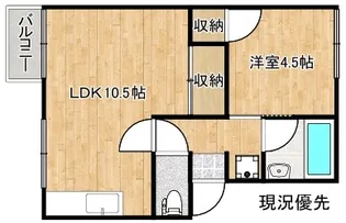 プレジール加茂A【2階】の間取り