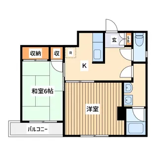 クレールメゾン北野【5階】の間取り