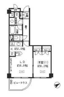 Lapyuta【5階】の間取り
