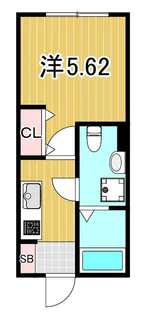 ラフィスタ亀有II【3階】の間取り