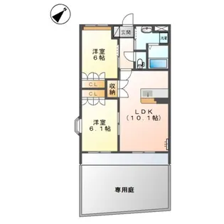 ロジュマン I【1階】の間取り