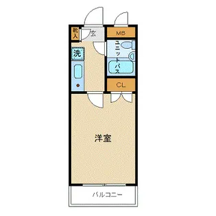 菱和パレス月島【2階】の間取り