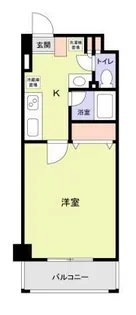 1Kの間取り画像