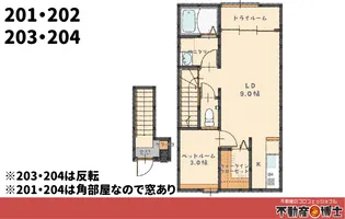 1LDKの間取り画像