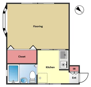 ビューティーハイツ【2階】の間取り