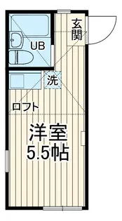 1Rの間取り画像