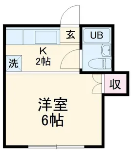 コーポ古堅【1階】の間取り
