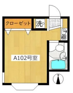 1Rの間取り画像