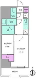 東京都江東区亀戸6【マンション】の間取り