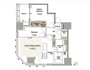 パークホームズ浜松町【14階】の間取り