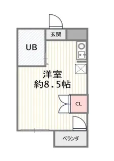 きすなビル【2階】の間取り