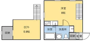 プリマ前橋八番館【1階】の間取り