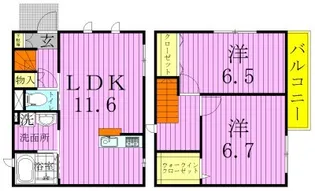 シャン・ド・フルールの間取り