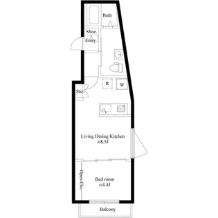 トレゾールK&A板橋本町【3階】の間取り