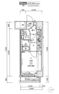 レーヴ・ド・クレエ綾瀬【3階】の間取り