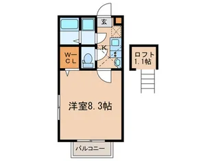 ロシェ ノワール【3階】の間取り