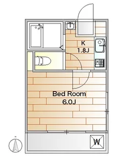 エクセレントフラッツ戸越公園【1階】の間取り