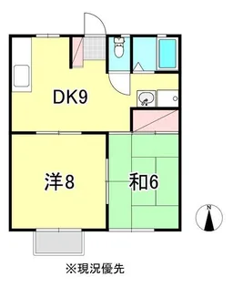 コーポみなみ【2階】の間取り