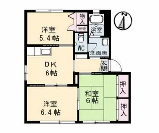 クレールさくら野M【1階】の間取り