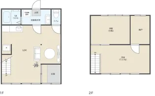 石川県金沢市中央通町【一戸建】の間取り