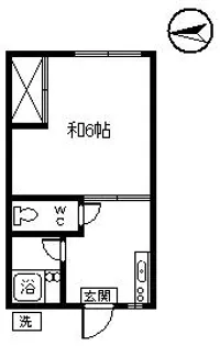 国分第2アパート【1階】の間取り