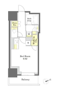 プライム新橋タワー【7階】の間取り