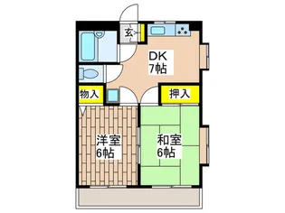 セレッソコンドミニオ【2階】の間取り