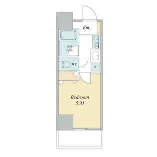 セレーノ並木【9階】の間取り