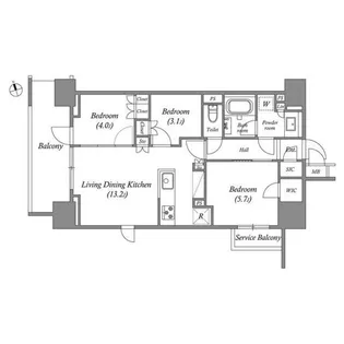 nido南千住【4階】の間取り