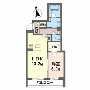 シャーメゾンクレア【3階】の間取り
