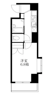 S court芝浦【5階】の間取り