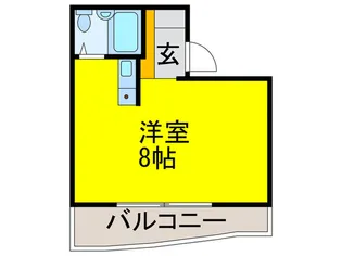 レジデンス西田辺【3階】の間取り