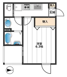 グレートヘーベル【1階】の間取り
