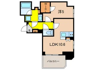 BPRレジデンス王子【8階】の間取り