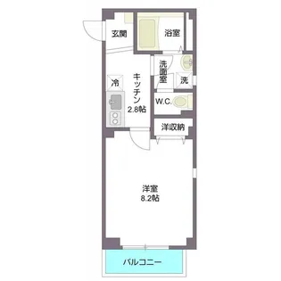 ビューノN【3階】の間取り