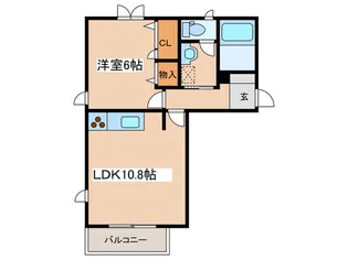 アルエットC【2階】の間取り