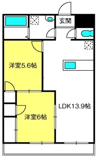 フローテラス【4階】の間取り