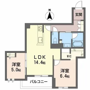 Avance東草深WEST【4階】の間取り